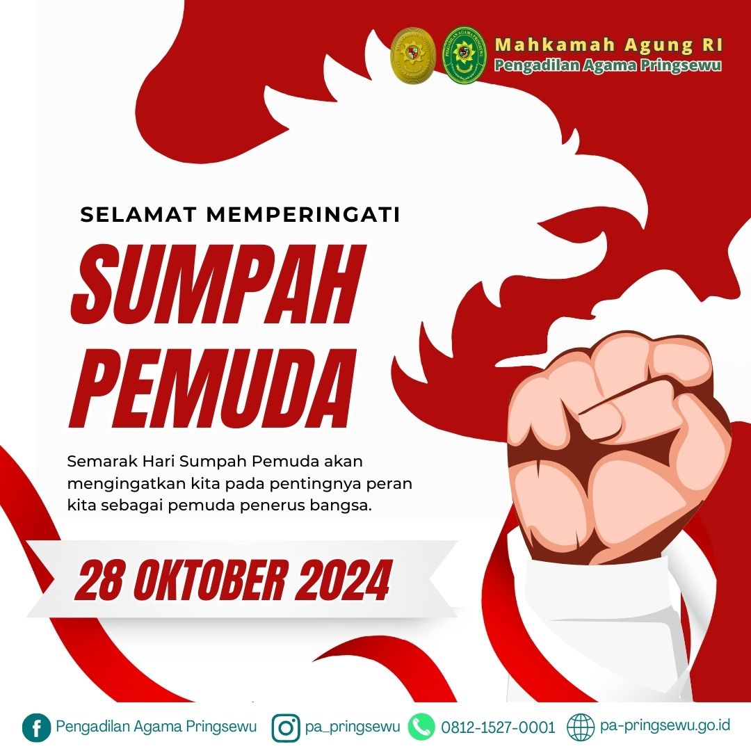 Selamat Memperingati Hari Sumpah Pemuda Tahun 2024